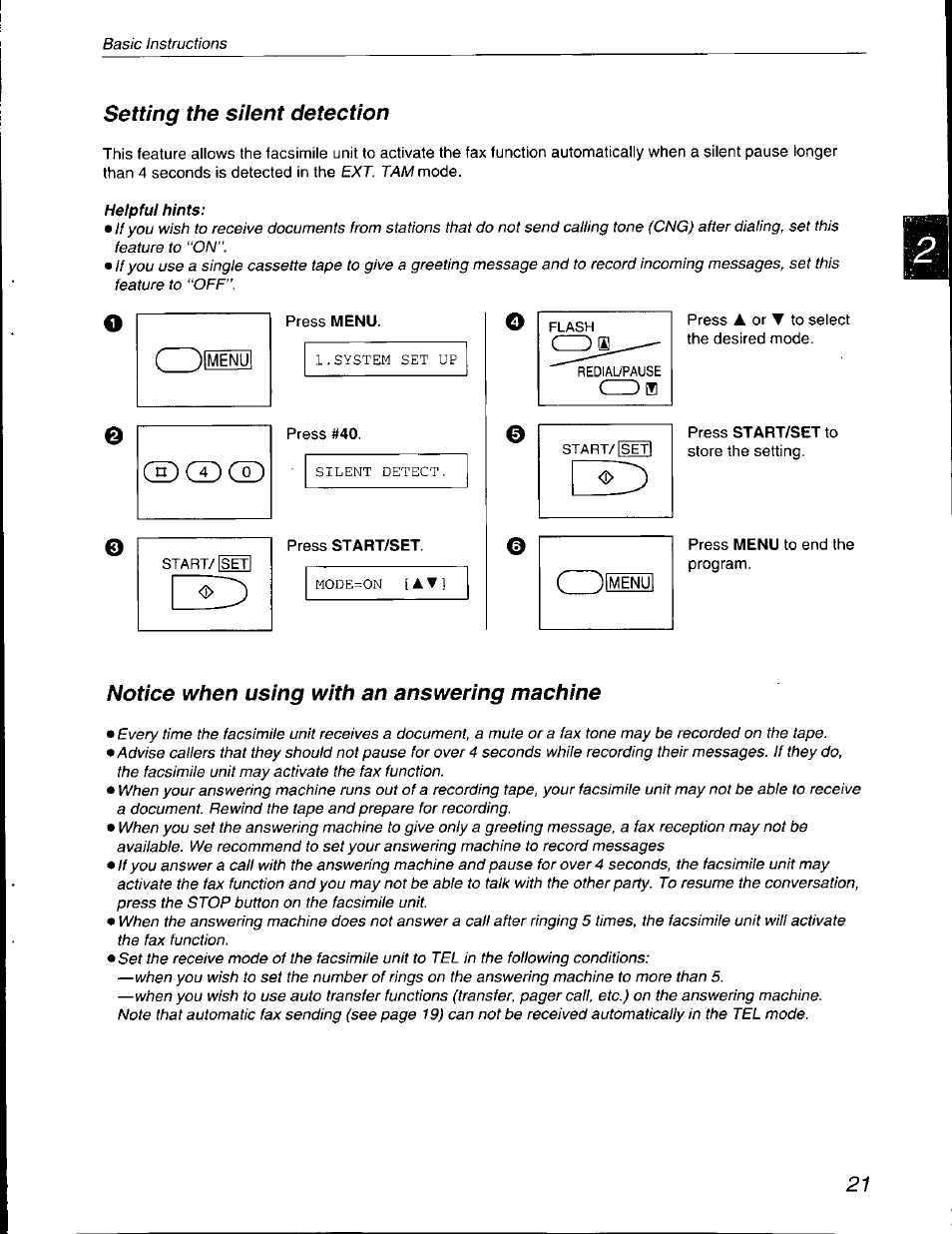 Panasonic KX-F590 User Manual | Page 21 / 68