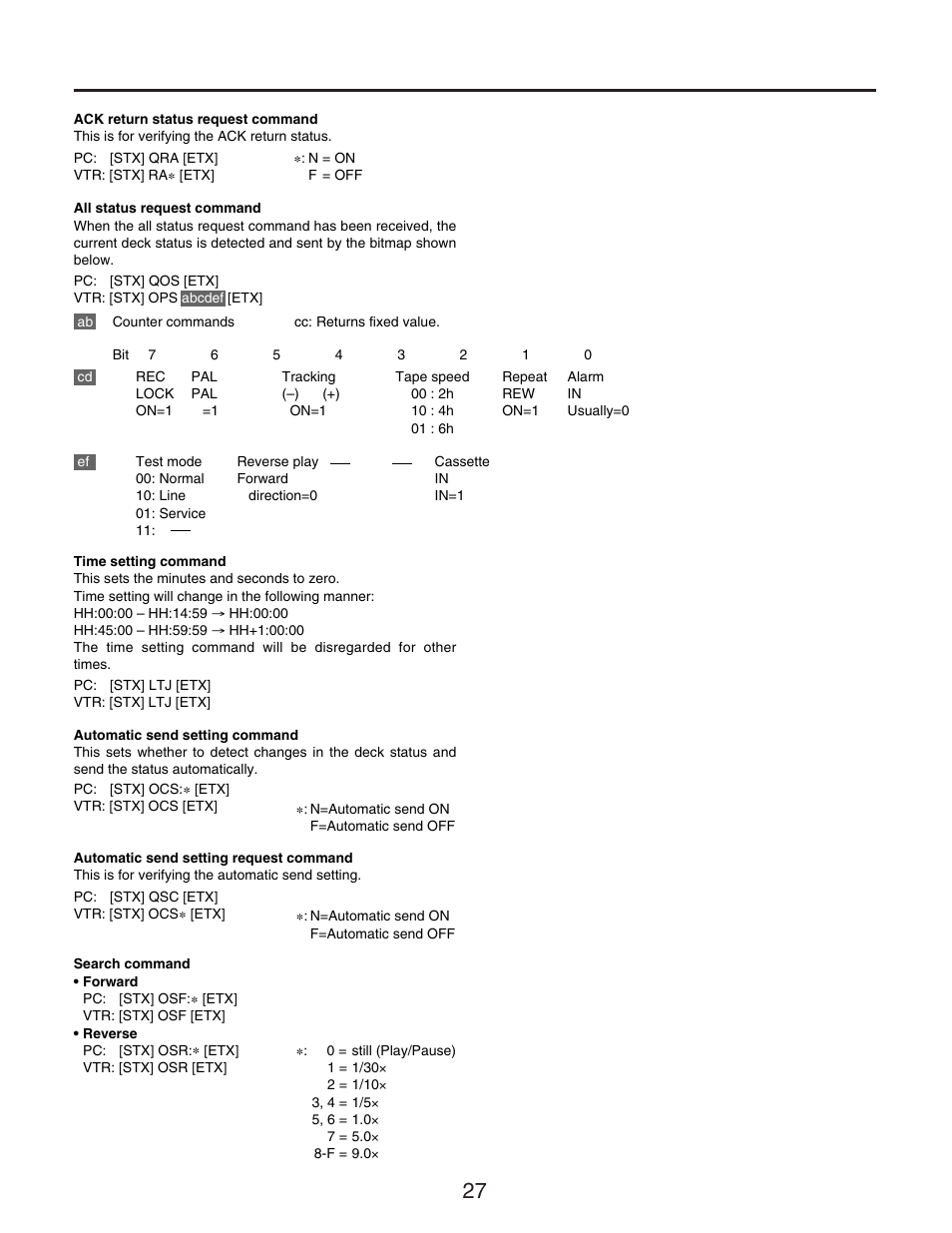 Panasonic AG-RT850P User Manual | Page 27 / 32