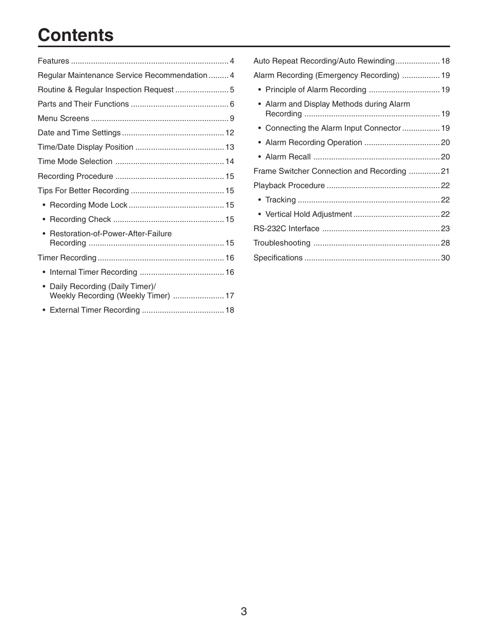 Panasonic AG-RT850P User Manual | Page 3 / 32