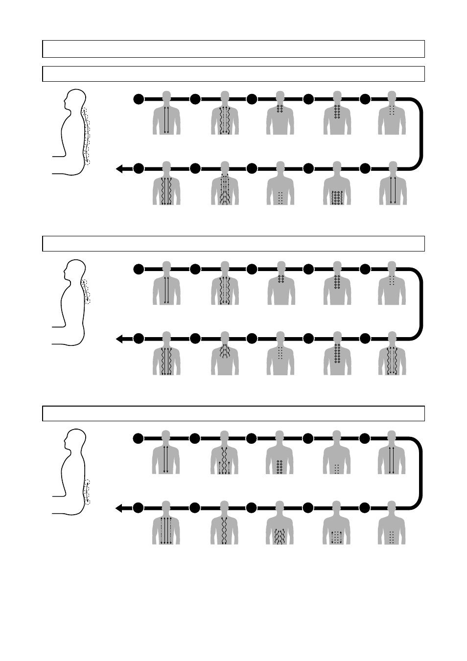 Details of programmed massage, Whole back course neck and shoulder course, Lower back course | Panasonic EP1015 User Manual | Page 16 / 54