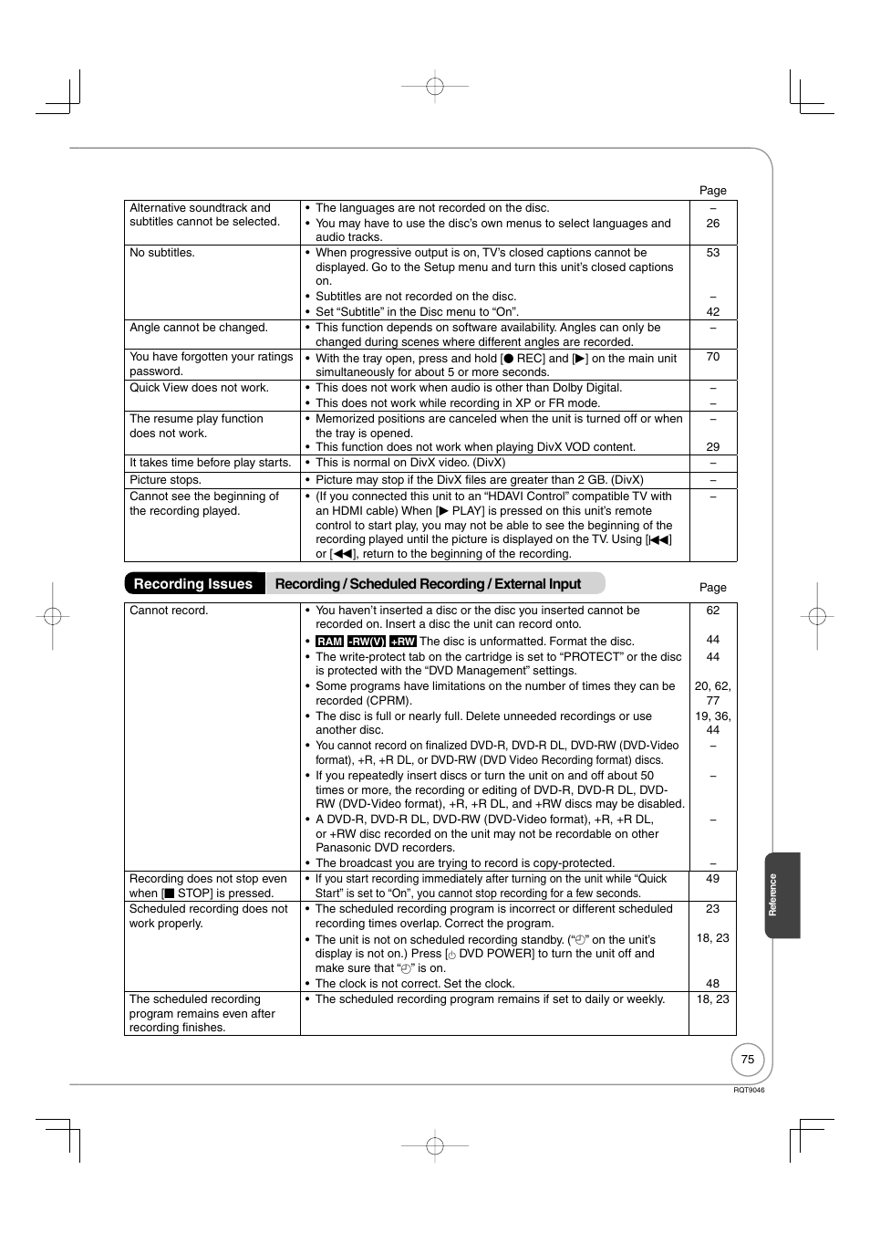 Panasonic DMR-EZ28 User Manual | Page 75 / 84