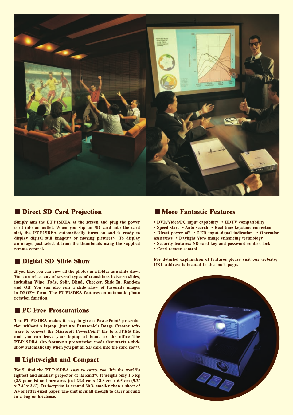 Panasonic pt-p1sdea User Manual | Page 3 / 4