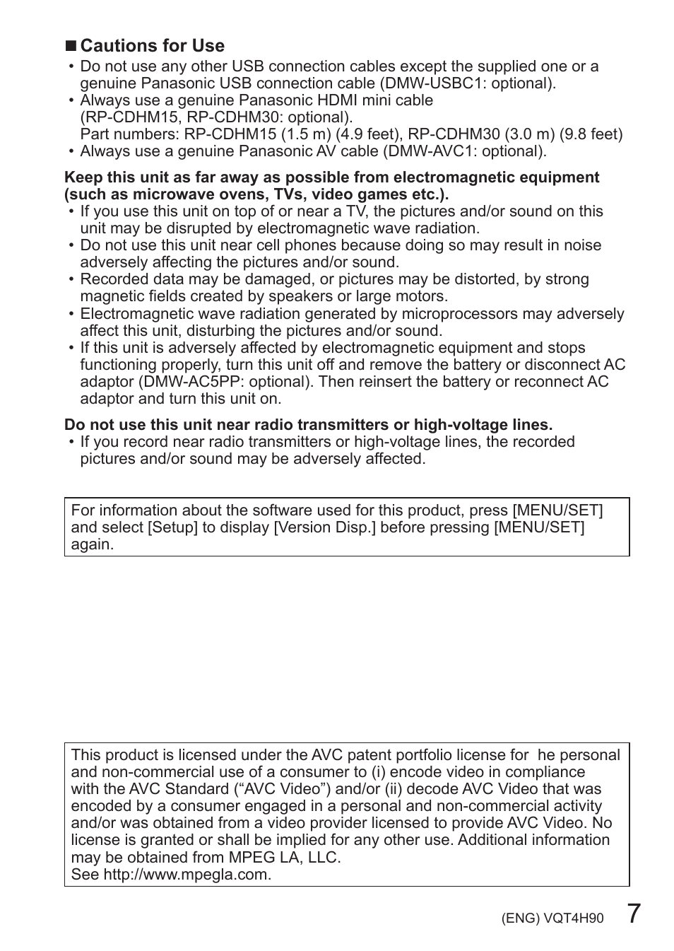 Panasonic DMC-LX7 User Manual | Page 7 / 36