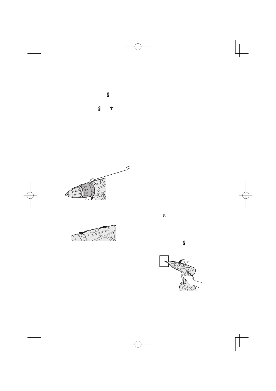 Clutch torque setting, Speed selection, Bit-locking function | Panasonic EY7460 User Manual | Page 9 / 44