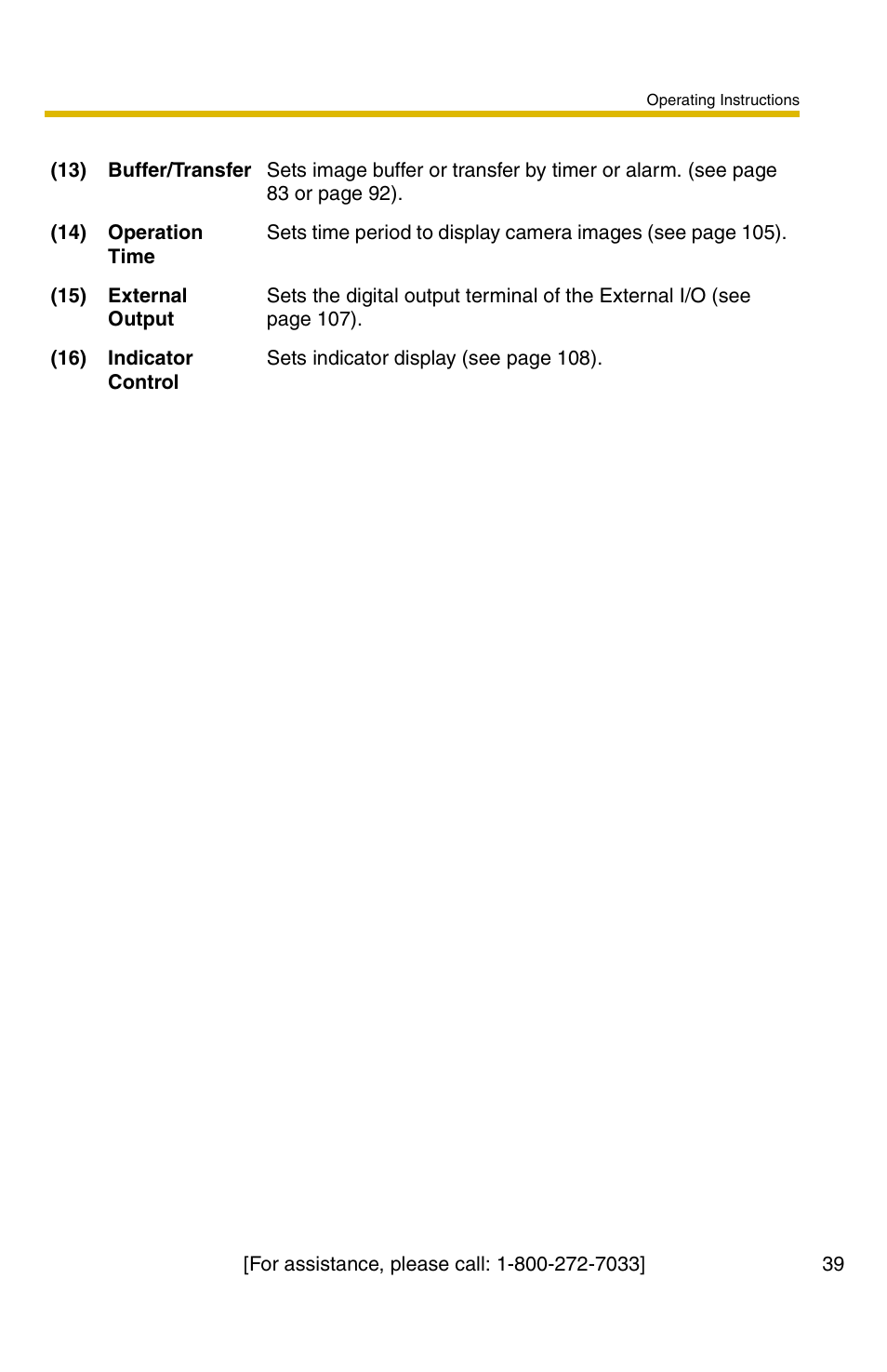 Panasonic BB-HCM331A User Manual | Page 39 / 150