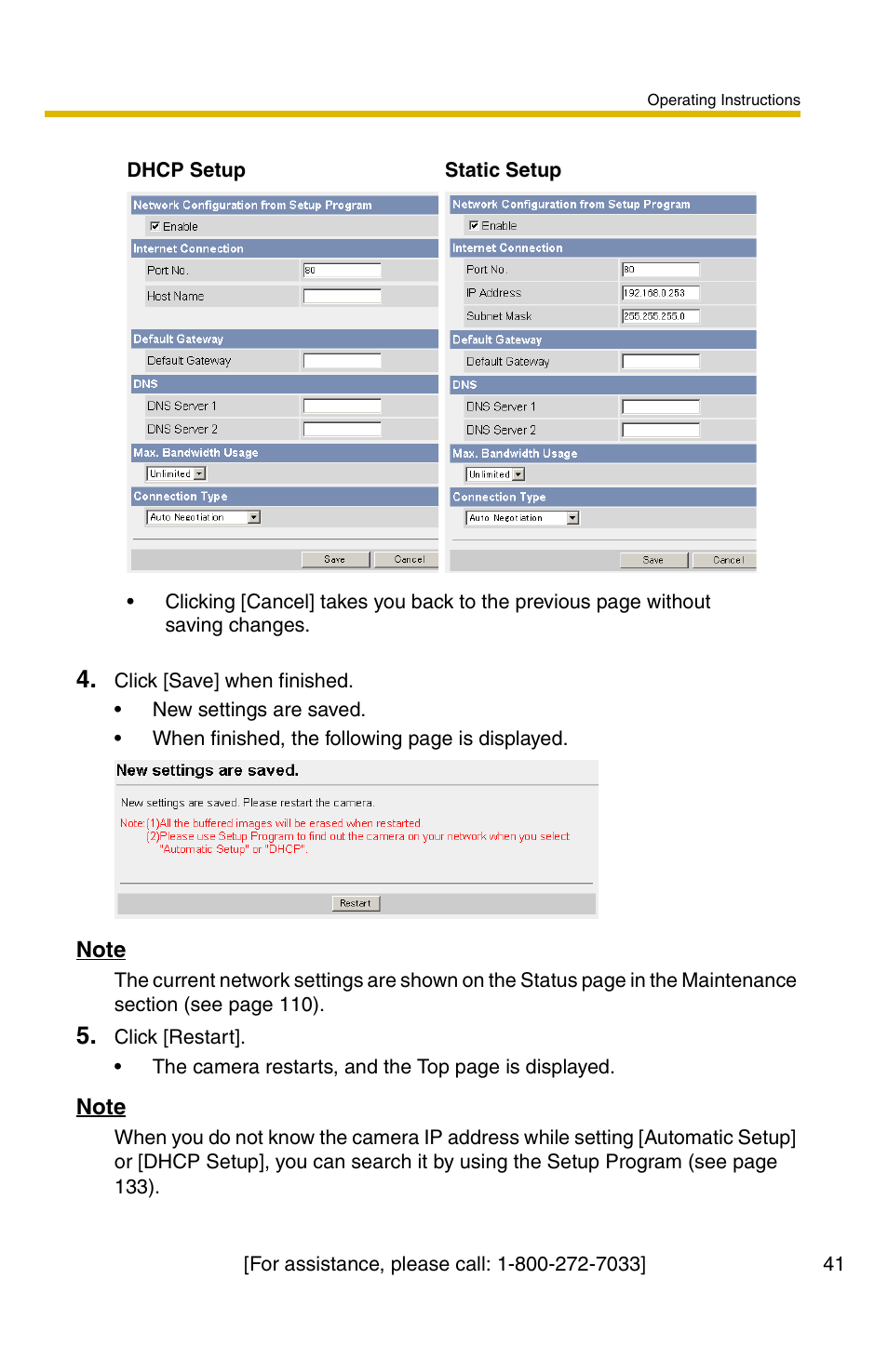 Panasonic BB-HCM331A User Manual | Page 41 / 150