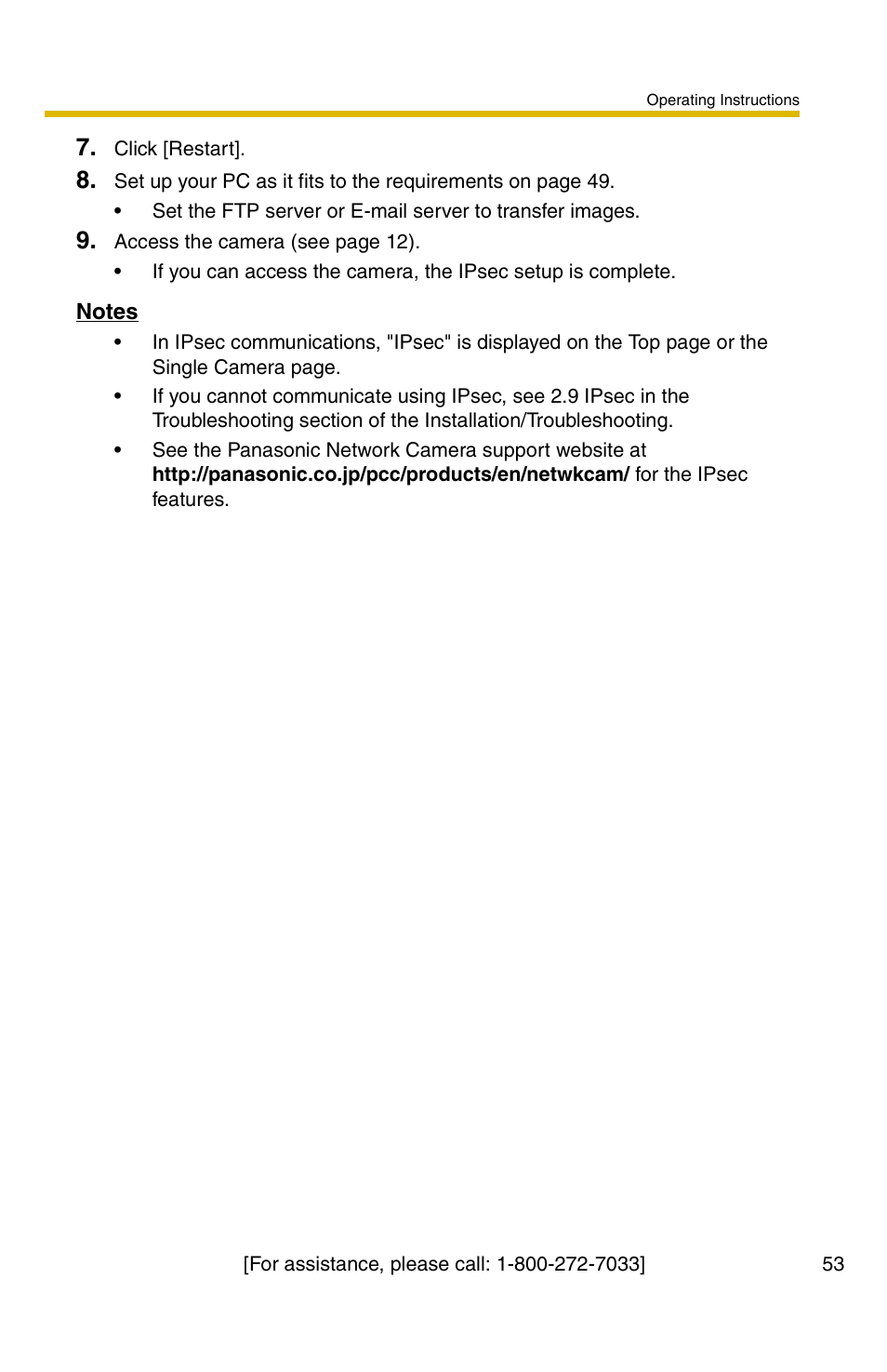 Panasonic BB-HCM331A User Manual | Page 53 / 150