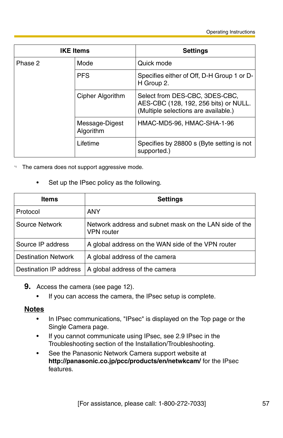 Panasonic BB-HCM331A User Manual | Page 57 / 150