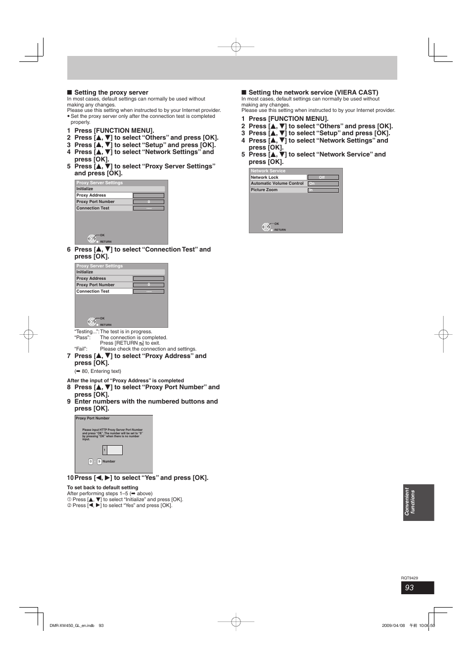 Panasonic DMR-XW350 User Manual | Page 93 / 120