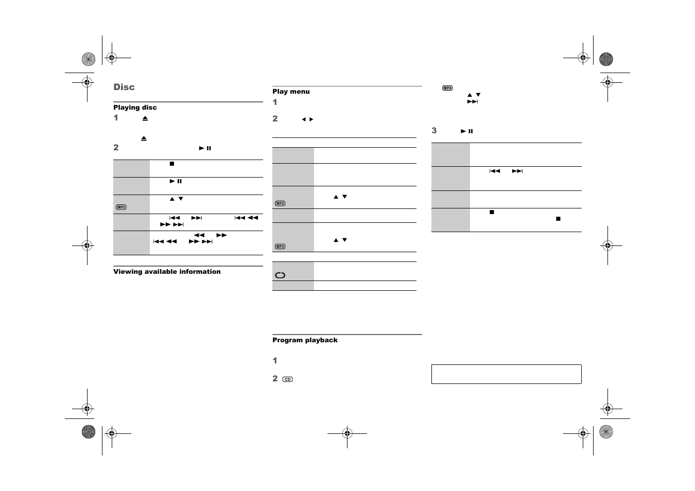 Disc | Panasonic SCAKX14 User Manual | Page 10 / 16