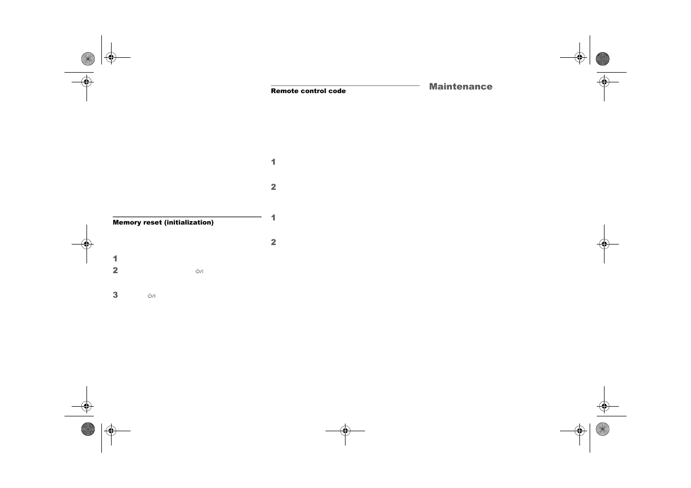 Maintenance | Panasonic SCAKX14 User Manual | Page 14 / 16