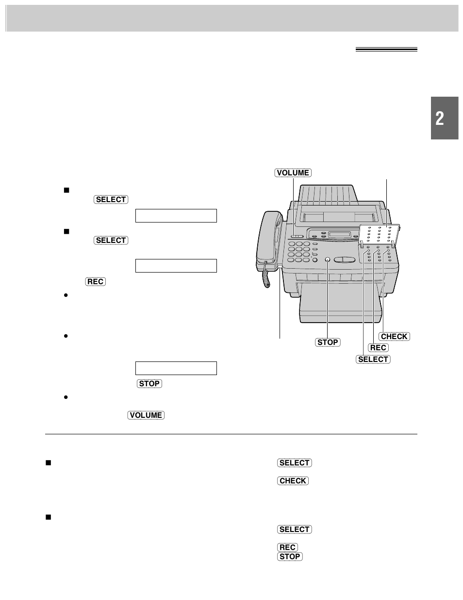 Recording greeting messages (kx-f1100al only), Recording greeting messages, Kx-f1100al only) | Panasonic KX-F1000AL User Manual | Page 15 / 88