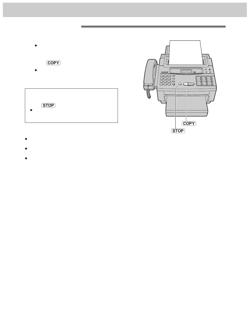 Copier function, Making a copy | Panasonic KX-F1000AL User Manual | Page 34 / 88