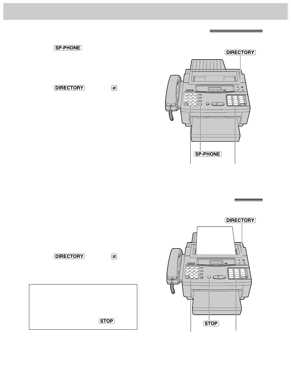 Making voice calls using automatic dialing, Transmitting documents using automatic dialling, Transmitting documents using automatic dialing | Panasonic KX-F1000AL User Manual | Page 36 / 88