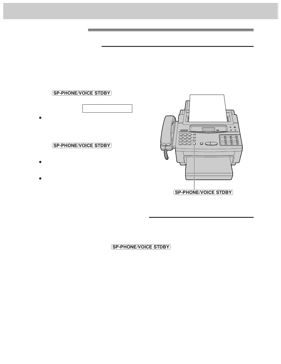 Advanced operations, Facsimile, Voice contact | Initiating voice contact, Receiving a request for voice contact | Panasonic KX-F1000AL User Manual | Page 38 / 88