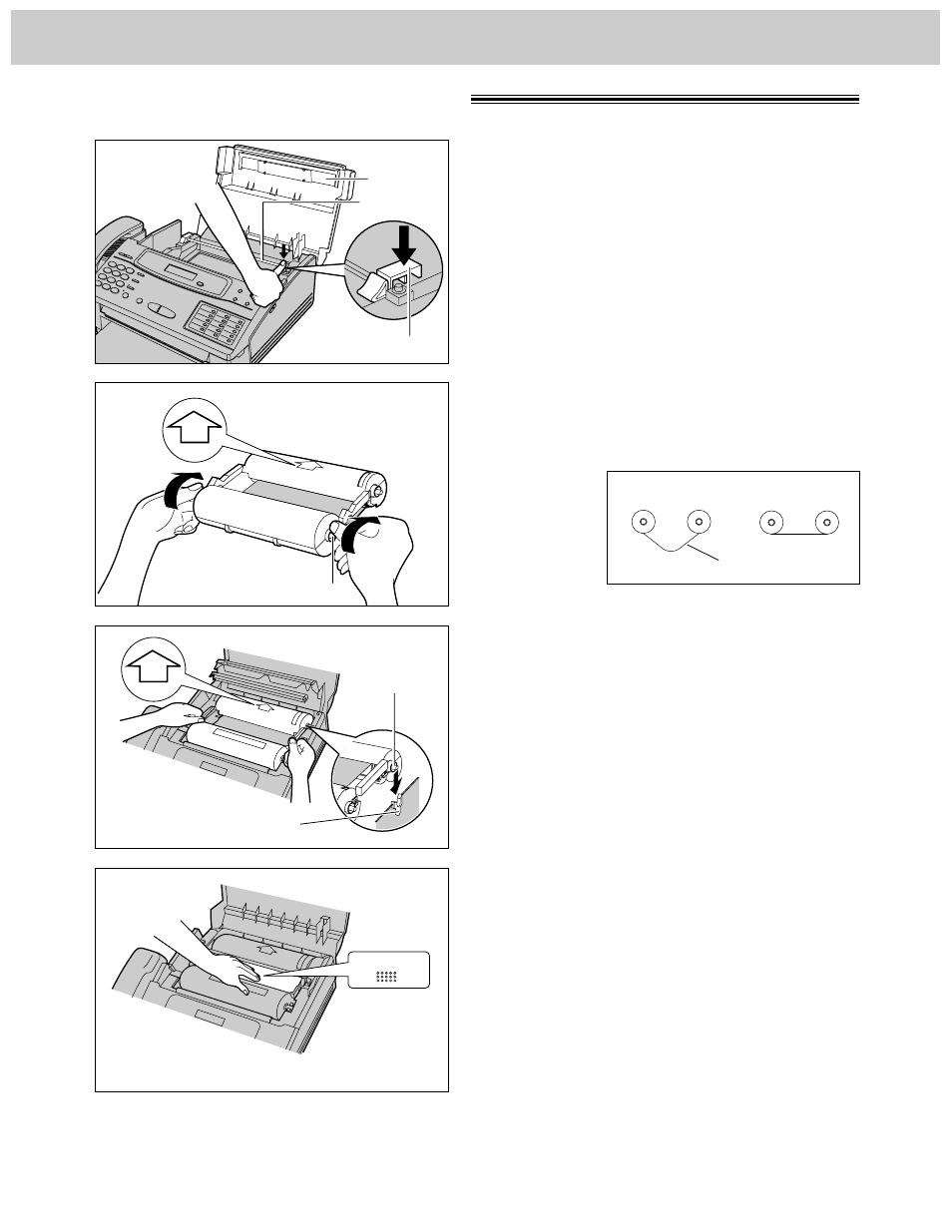 Installation and connection, Installing the film cartridge | Panasonic KX-F1000AL User Manual | Page 4 / 88