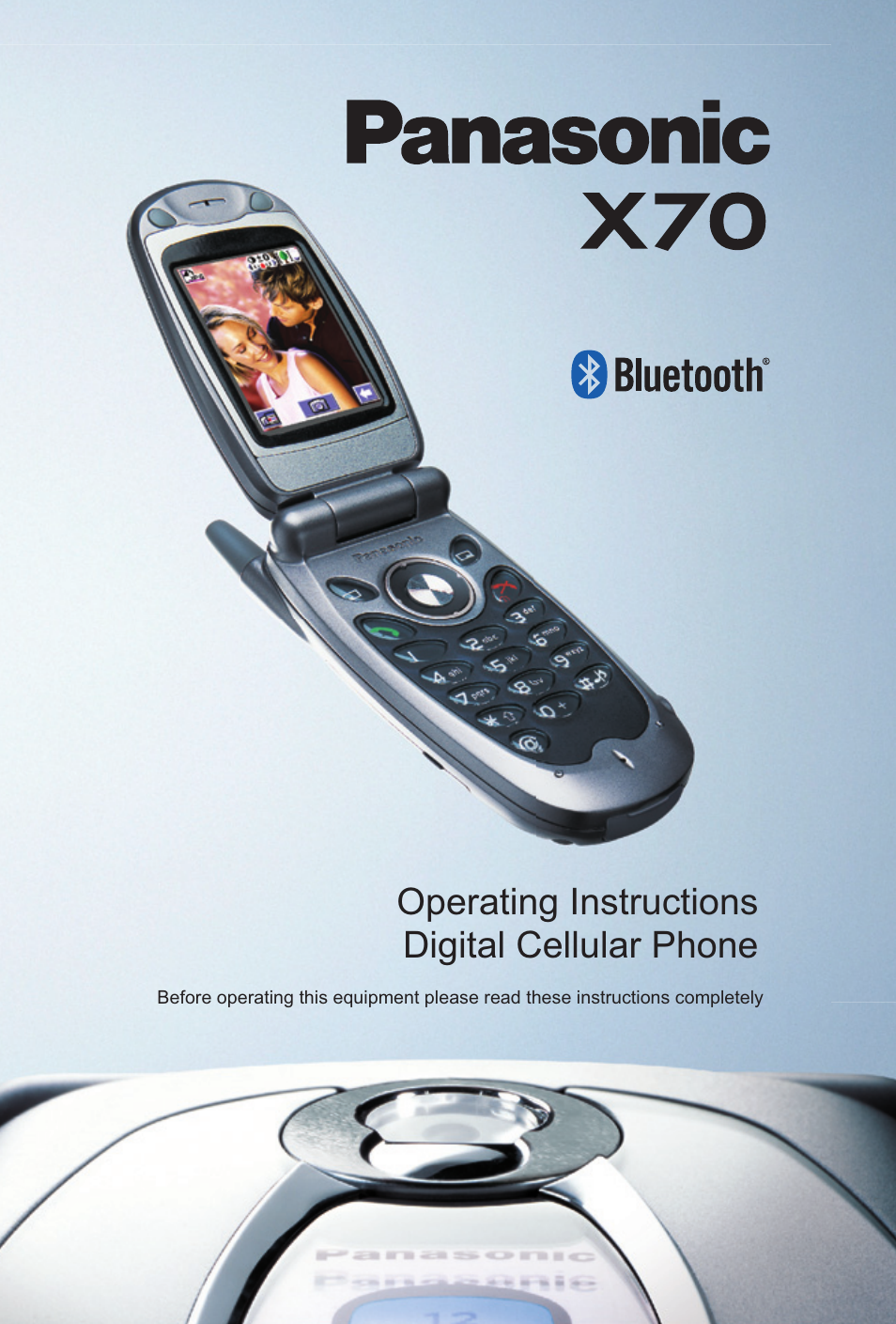 Panasonic X70 User Manual | 155 pages