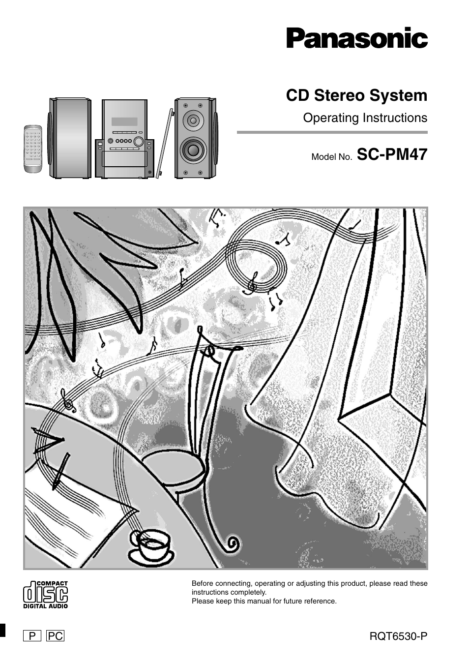 Panasonic SC-PM47 User Manual | 32 pages