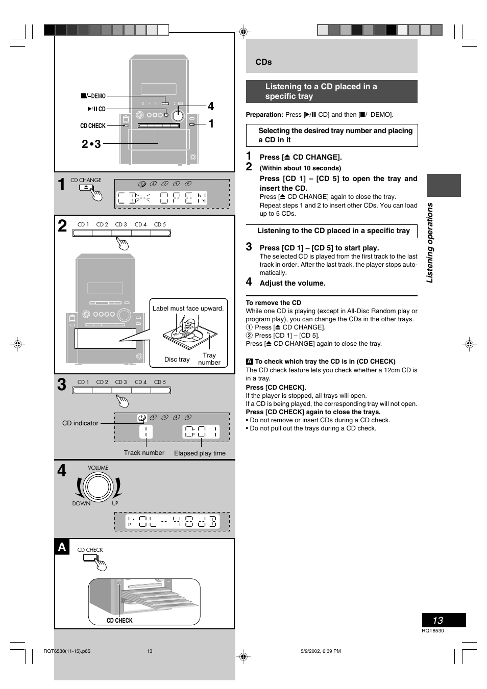 Panasonic SC-PM47 User Manual | Page 13 / 32