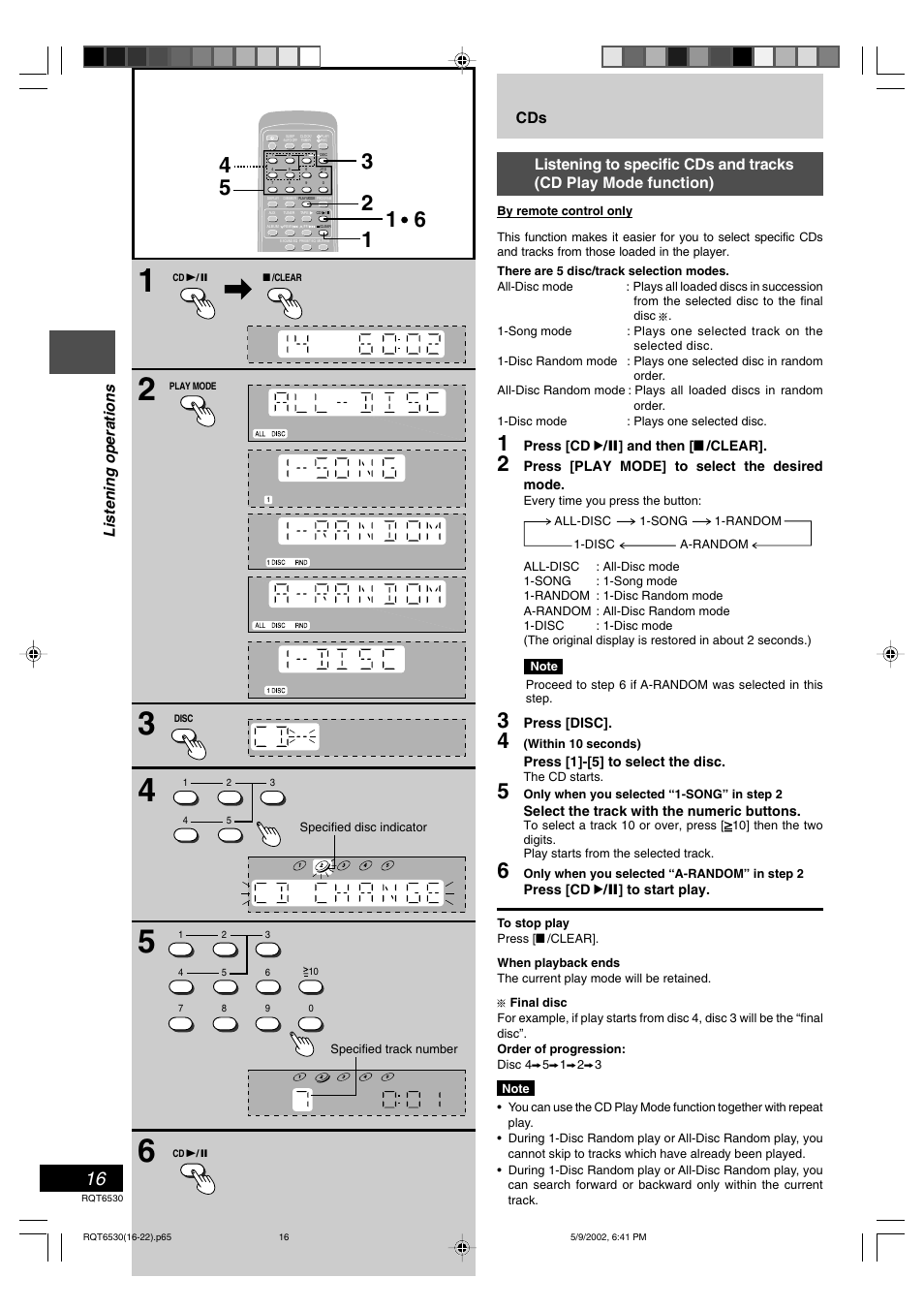 Panasonic SC-PM47 User Manual | Page 16 / 32