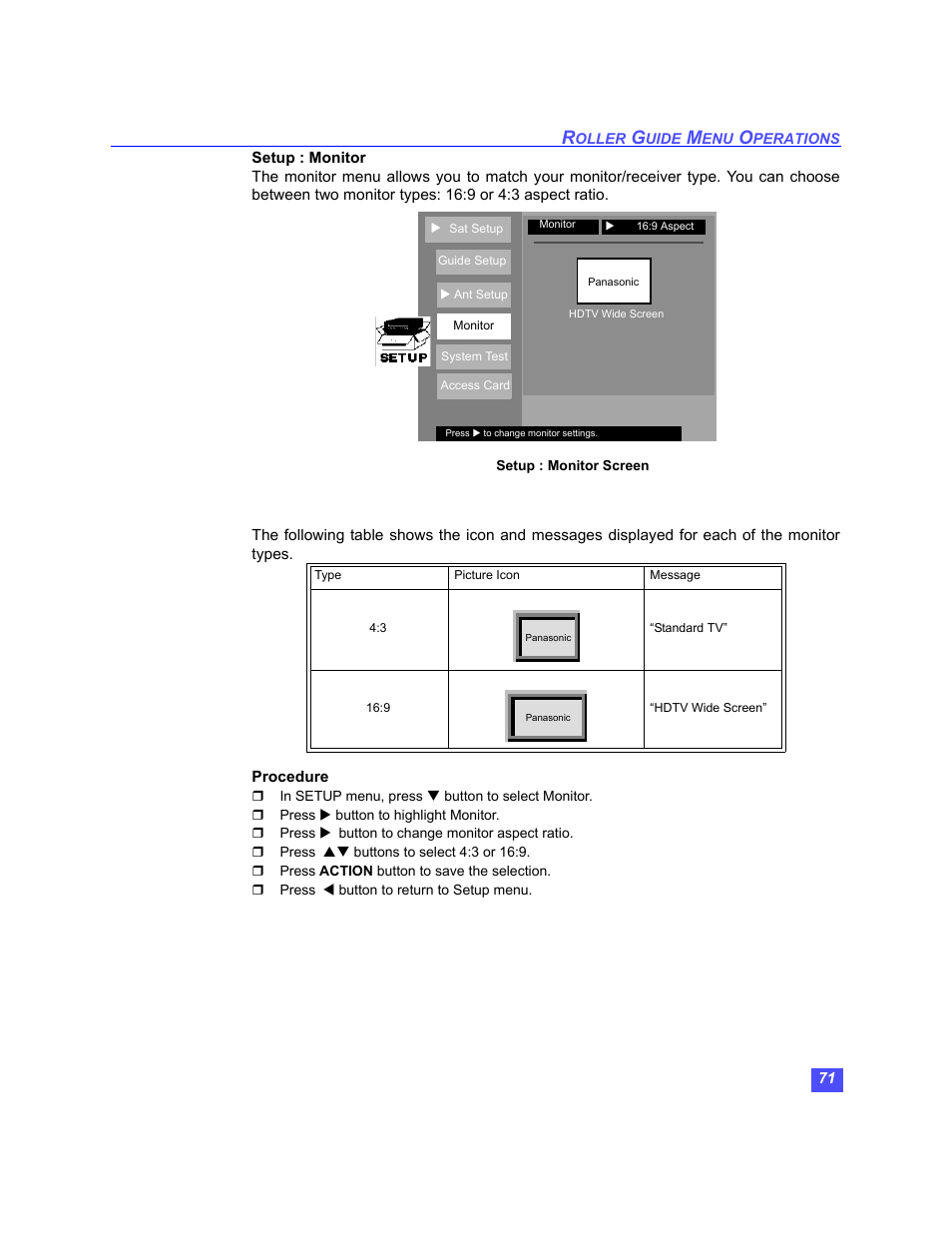 Panasonic TU-HDS20 User Manual | Page 72 / 101