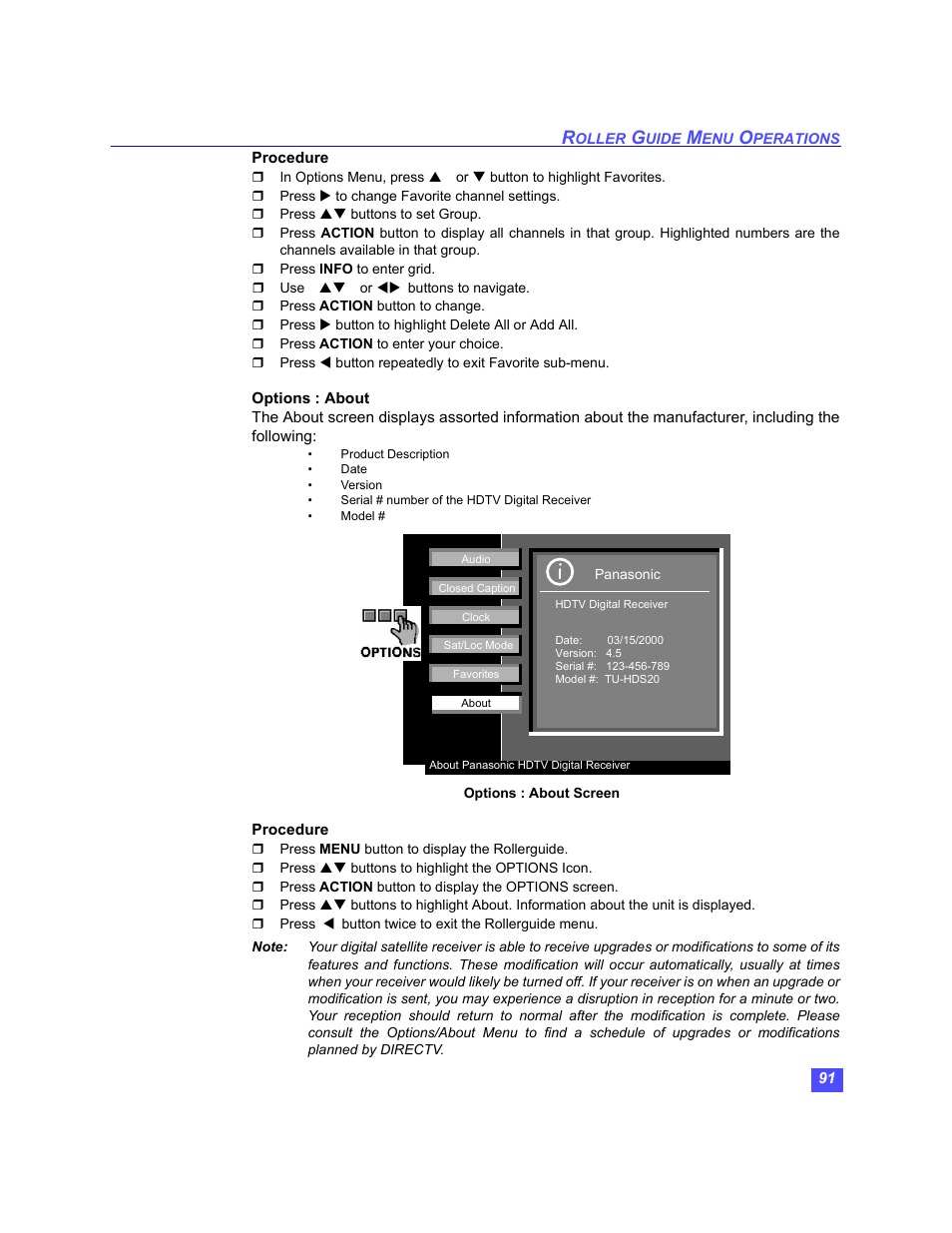 Panasonic TU-HDS20 User Manual | Page 92 / 101