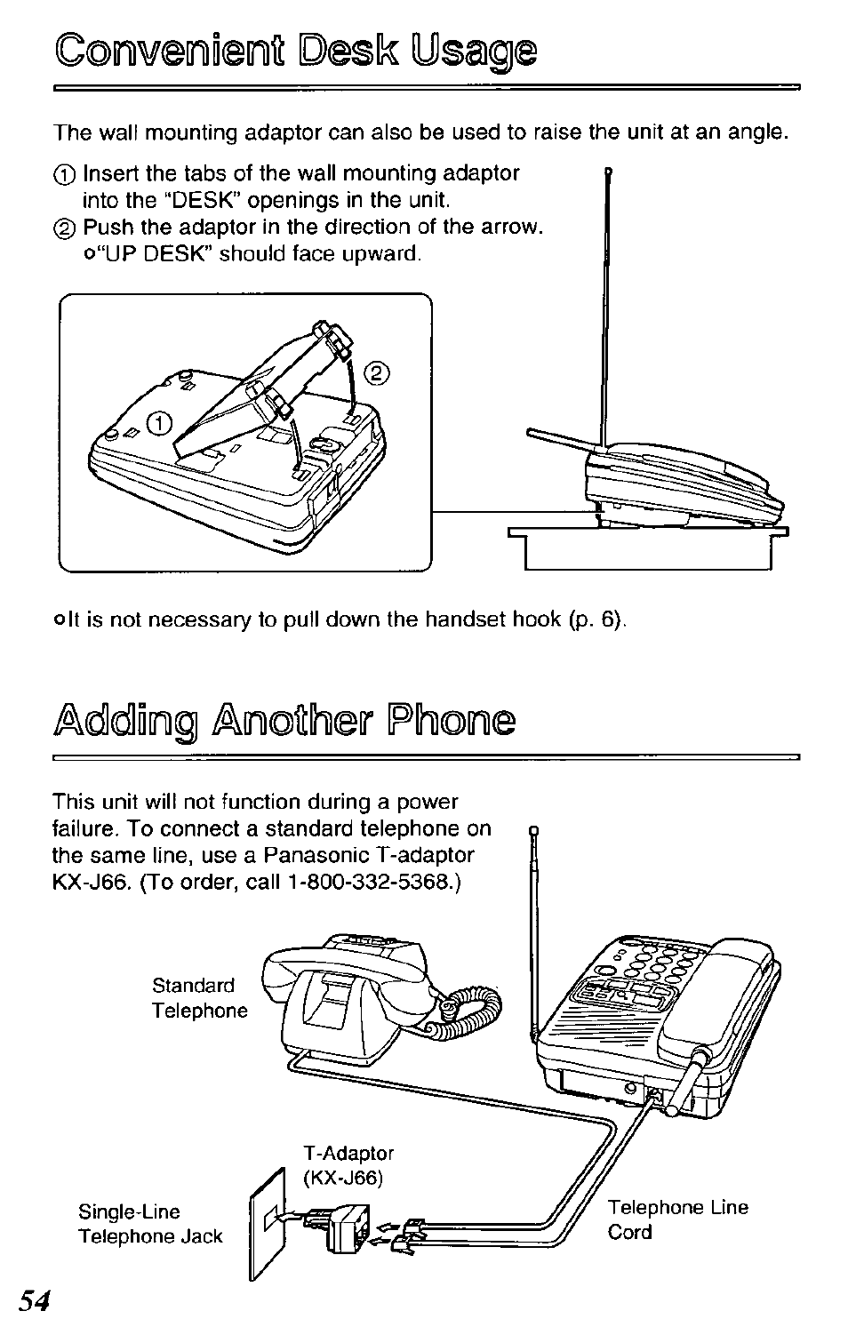 Addiinig aootlhieir fbiioinie | Panasonic KX-TCM420-B User Manual | Page 54 / 64