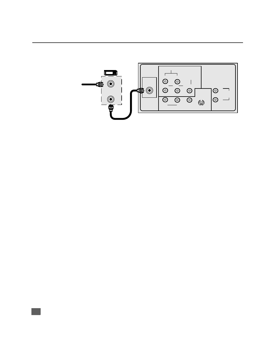 Cable box connection, Nstallation cable box connection | Panasonic CT 24SX11 User Manual | Page 9 / 50