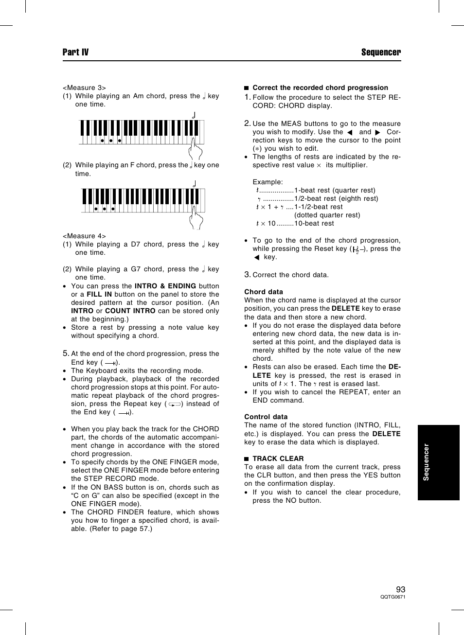 Part iv sequencer | Panasonic SX-KN7000 User Manual | Page 93 / 211
