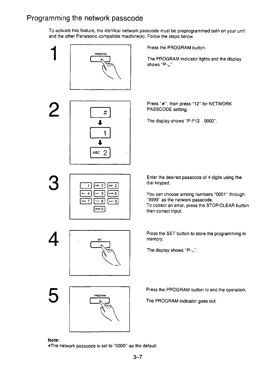 Note | Panasonic KX-F195 User Manual | Page 64 / 104