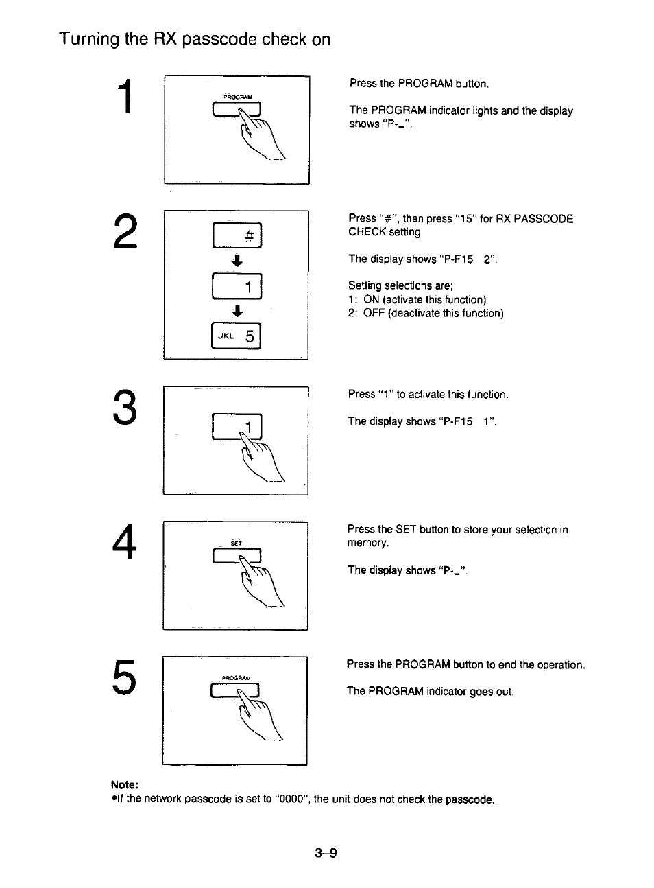 Note | Panasonic KX-F195 User Manual | Page 66 / 104