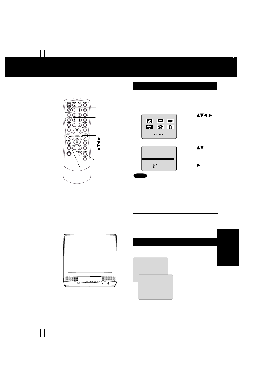 Special vcr features, Vcr lock, Weak signal display on/off | Panasonic VV-1301 User Manual | Page 27 / 40