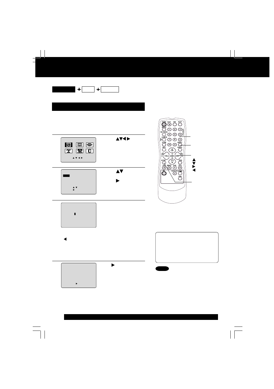 V-chip control feature, Enter secret code | Panasonic VV-1301 User Manual | Page 30 / 40