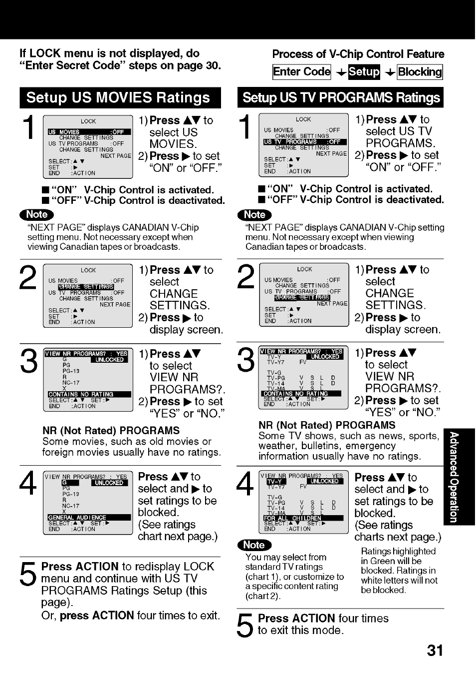 Panasonic VV-1301 User Manual | Page 31 / 40