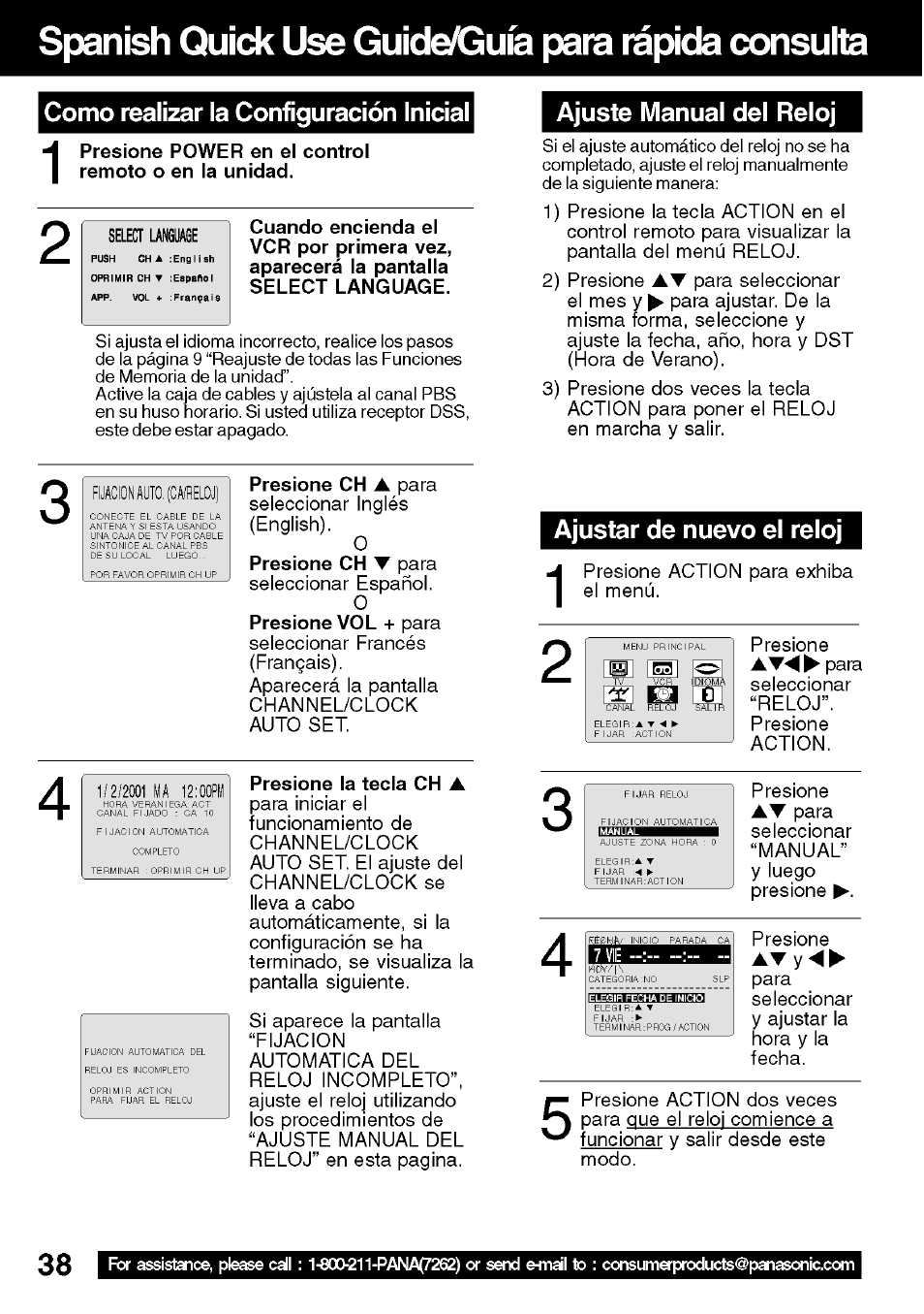 Panasonic VV-1301 User Manual | Page 38 / 40