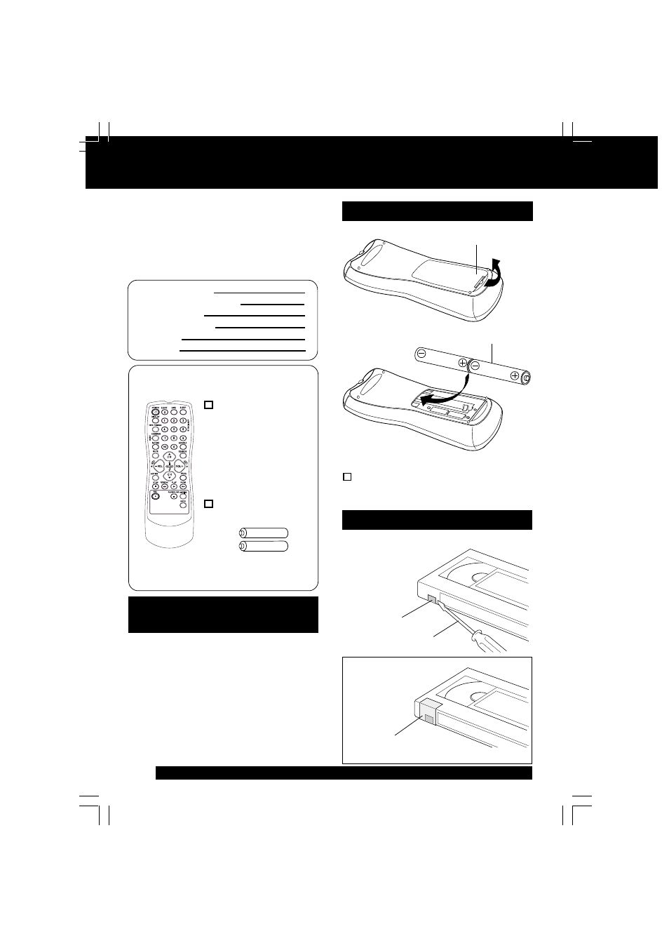 Before using, Self-demo mode, Accessories | Panasonic VV-1301 User Manual | Page 4 / 40