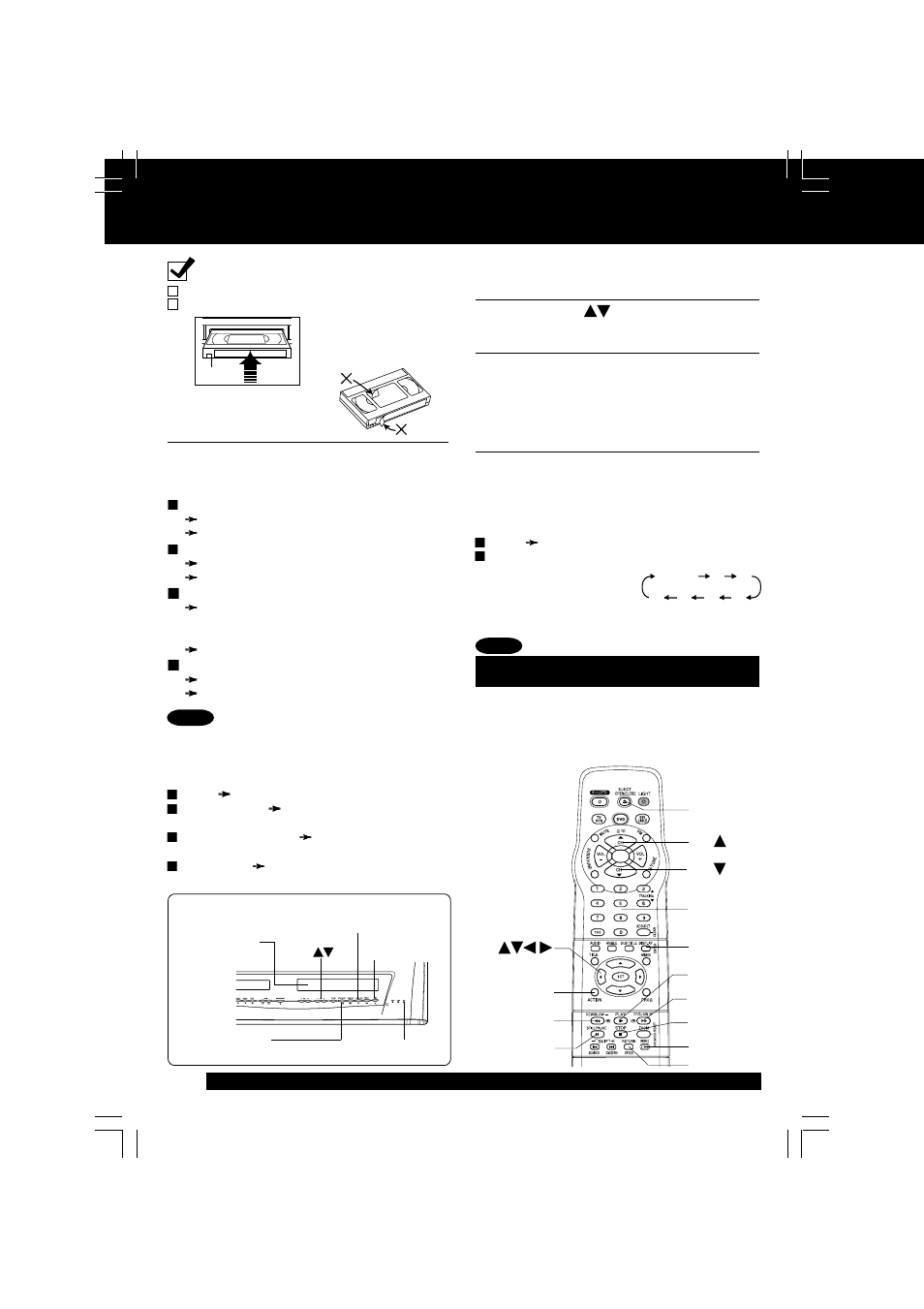 Basic operation, Playback a tape, Record on a tape | Record on a tape playback a tape | Panasonic PV DM2092 User Manual | Page 18 / 76