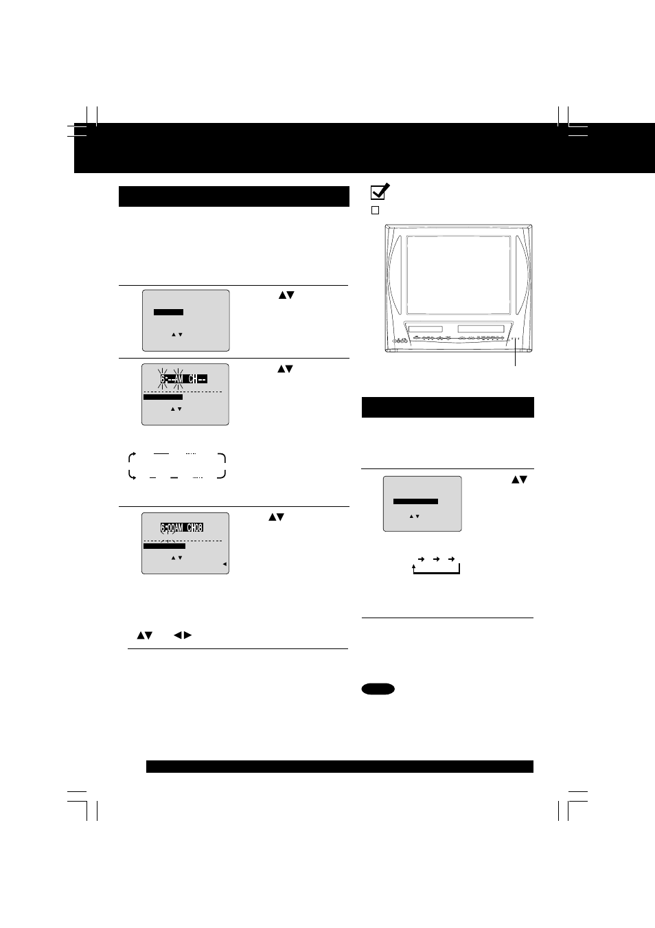 Tv timer features, On-timer with alarm, Sleep timer | Panasonic PV DM2092 User Manual | Page 26 / 76