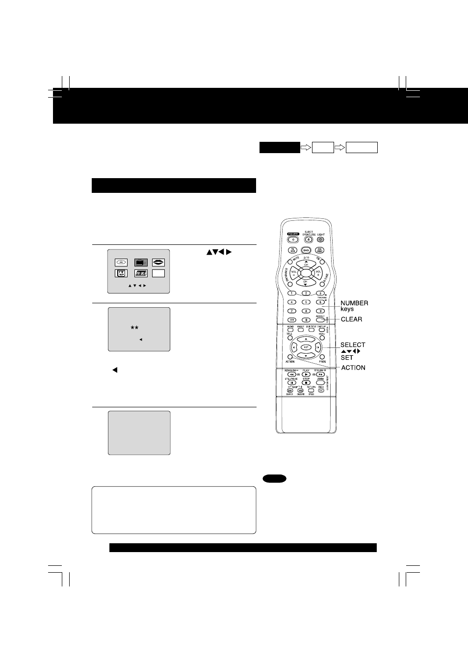 V-chip control feature, Enter secret code | Panasonic PV DM2092 User Manual | Page 40 / 76