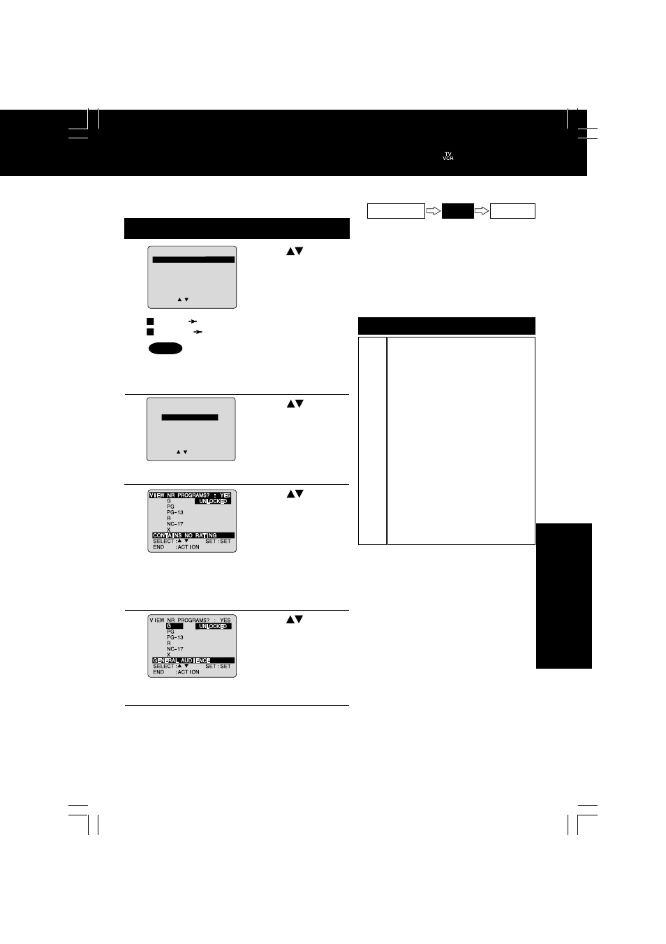 Us movies ratings | Panasonic PV DM2092 User Manual | Page 41 / 76