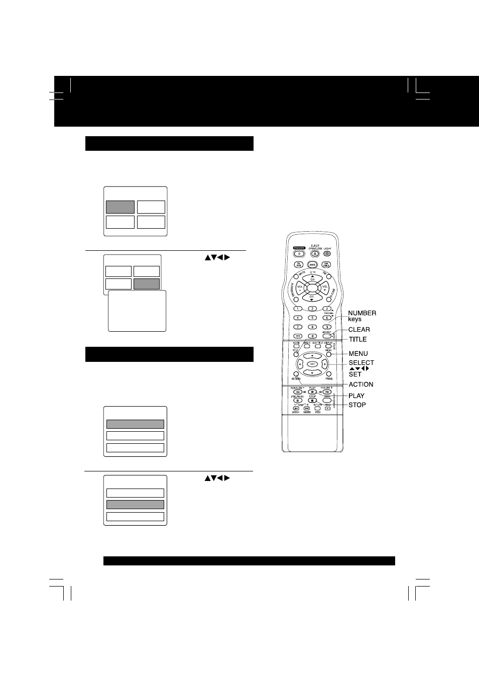 Disc operation (continued), Title menu (dvd only), Dvd menu (dvd only) | Panasonic PV DM2092 User Manual | Page 50 / 76