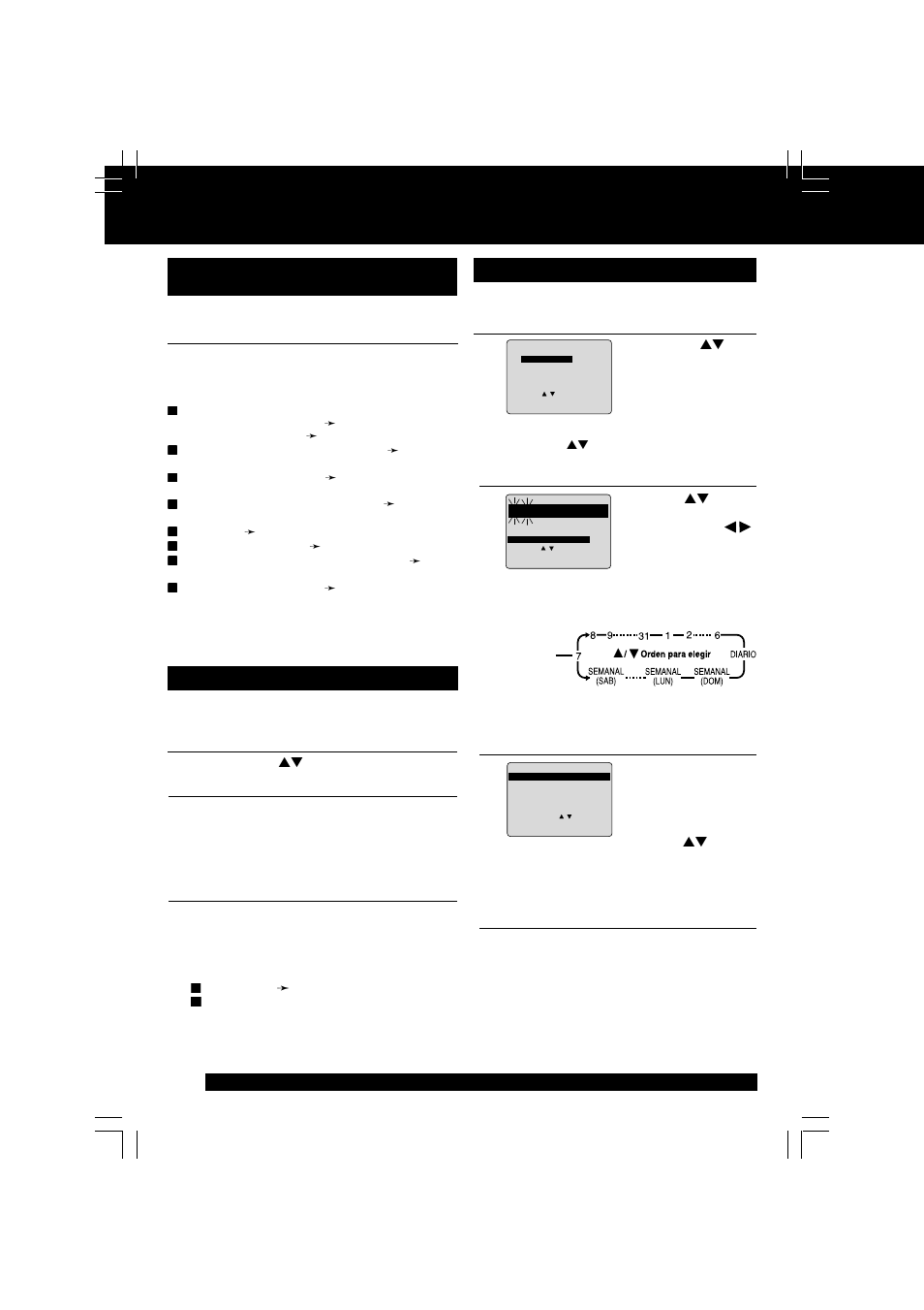 Spanish quick use guide, Guía para rápida consulta | Panasonic PV DM2092 User Manual | Page 66 / 76