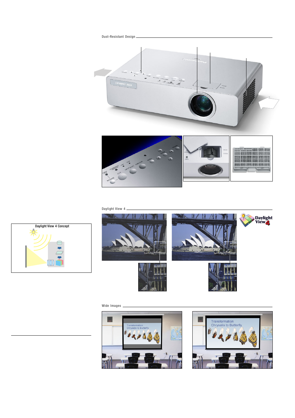 Panasonic PT-LW80NTEA User Manual | Page 3 / 6