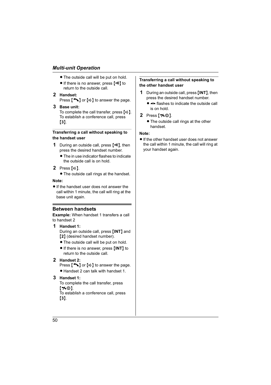 Panasonic KX-TG1840NZ User Manual | Page 50 / 61