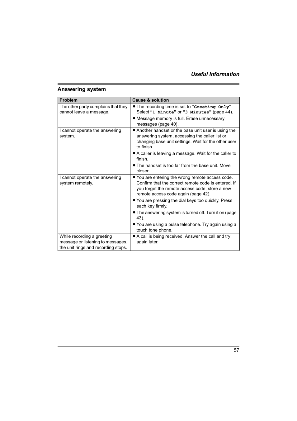 Panasonic KX-TG1840NZ User Manual | Page 57 / 61