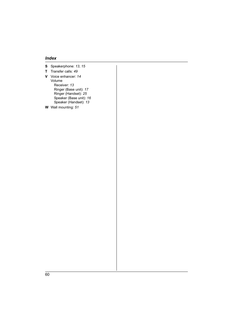 Panasonic KX-TG1840NZ User Manual | Page 60 / 61