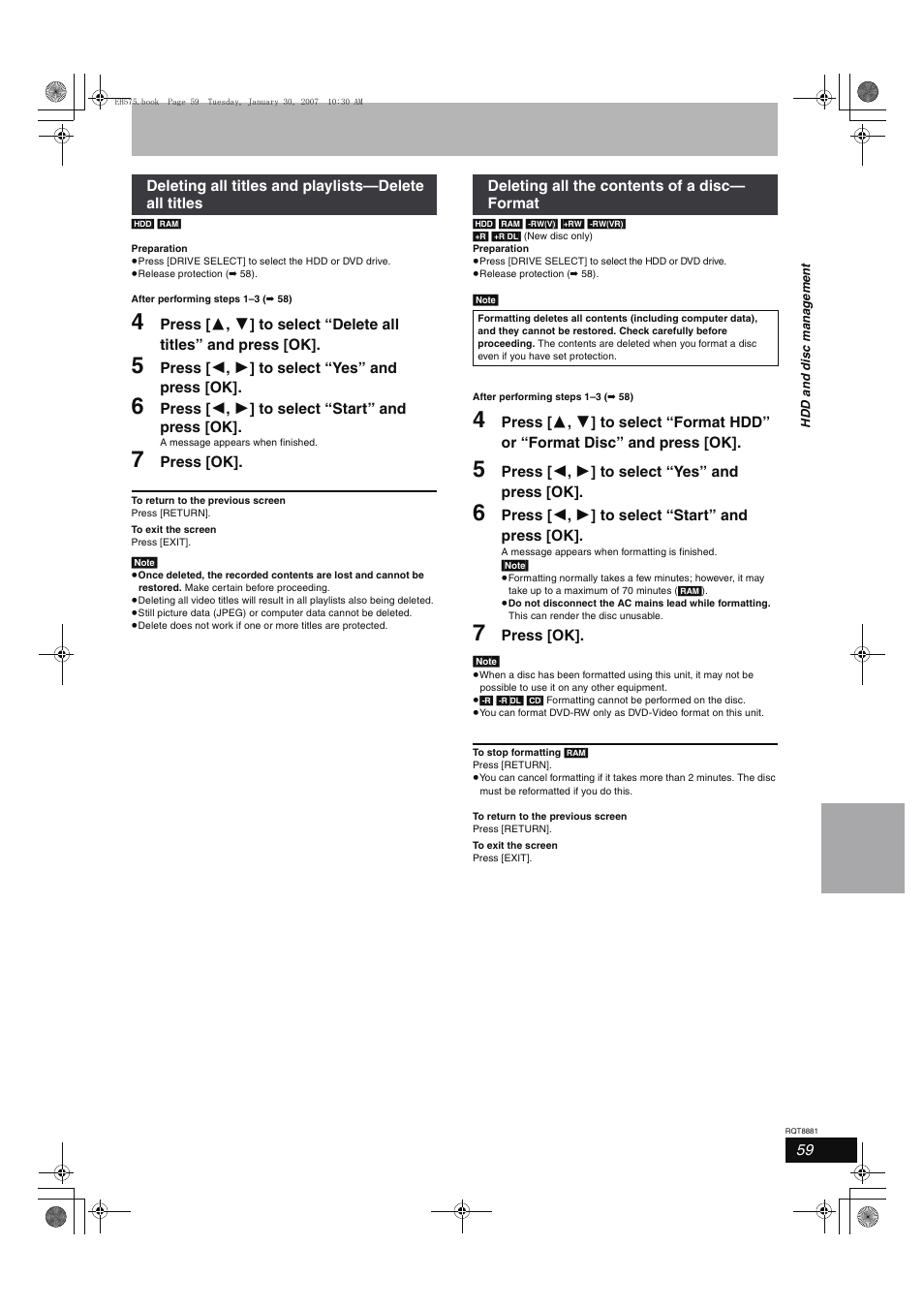 Panasonic DMR-EH575 User Manual | Page 59 / 84