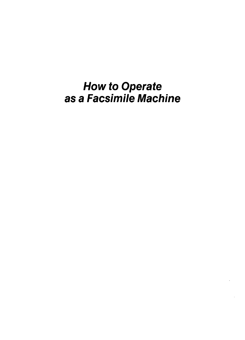 Panasonic KX-F220 User Manual | Page 21 / 132