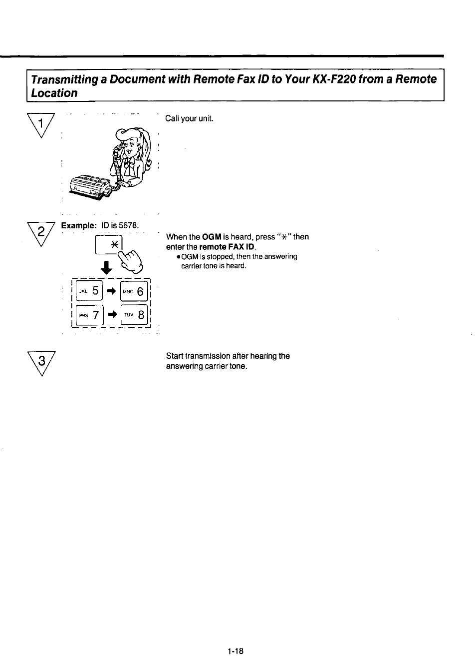 Panasonic KX-F220 User Manual | Page 39 / 132