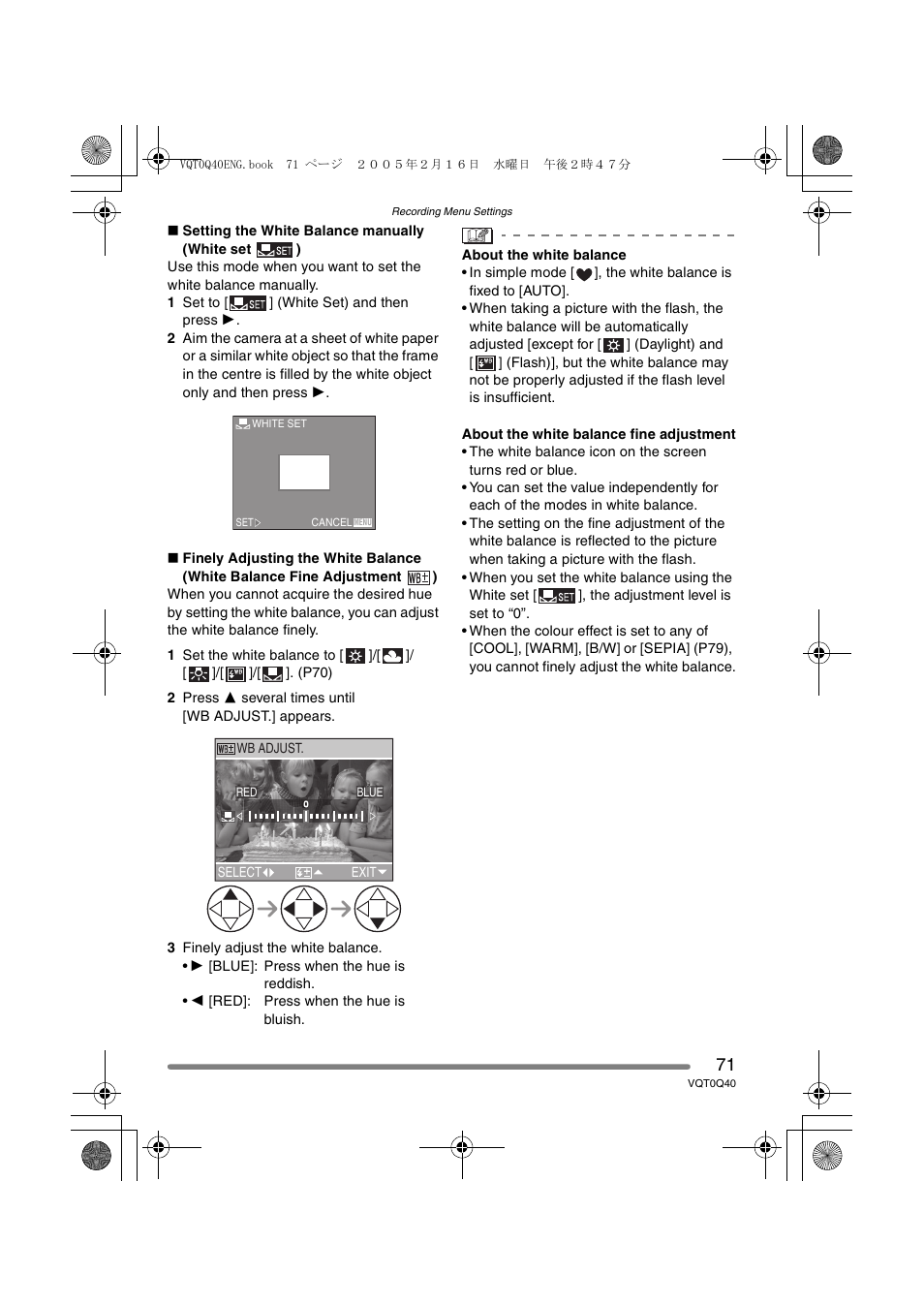 Panasonic DMC-FZ5GN User Manual | Page 71 / 116